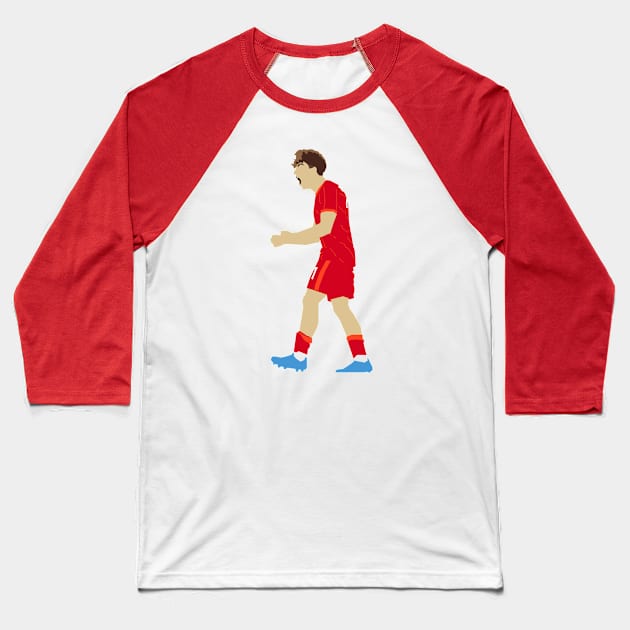 The Greek Scouser Baseball T-Shirt by DirtyWolf